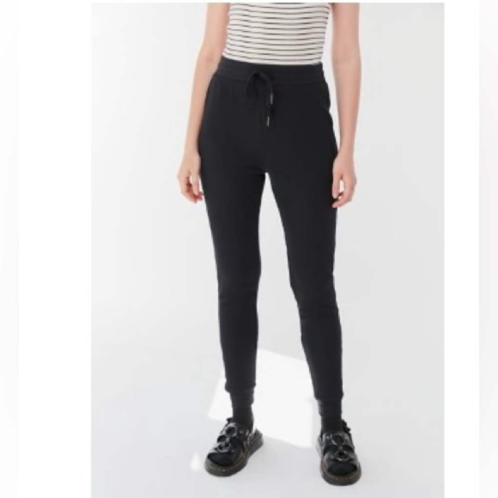 Out from Under UO Urban Outfitters black Alexis thermal jogger pants